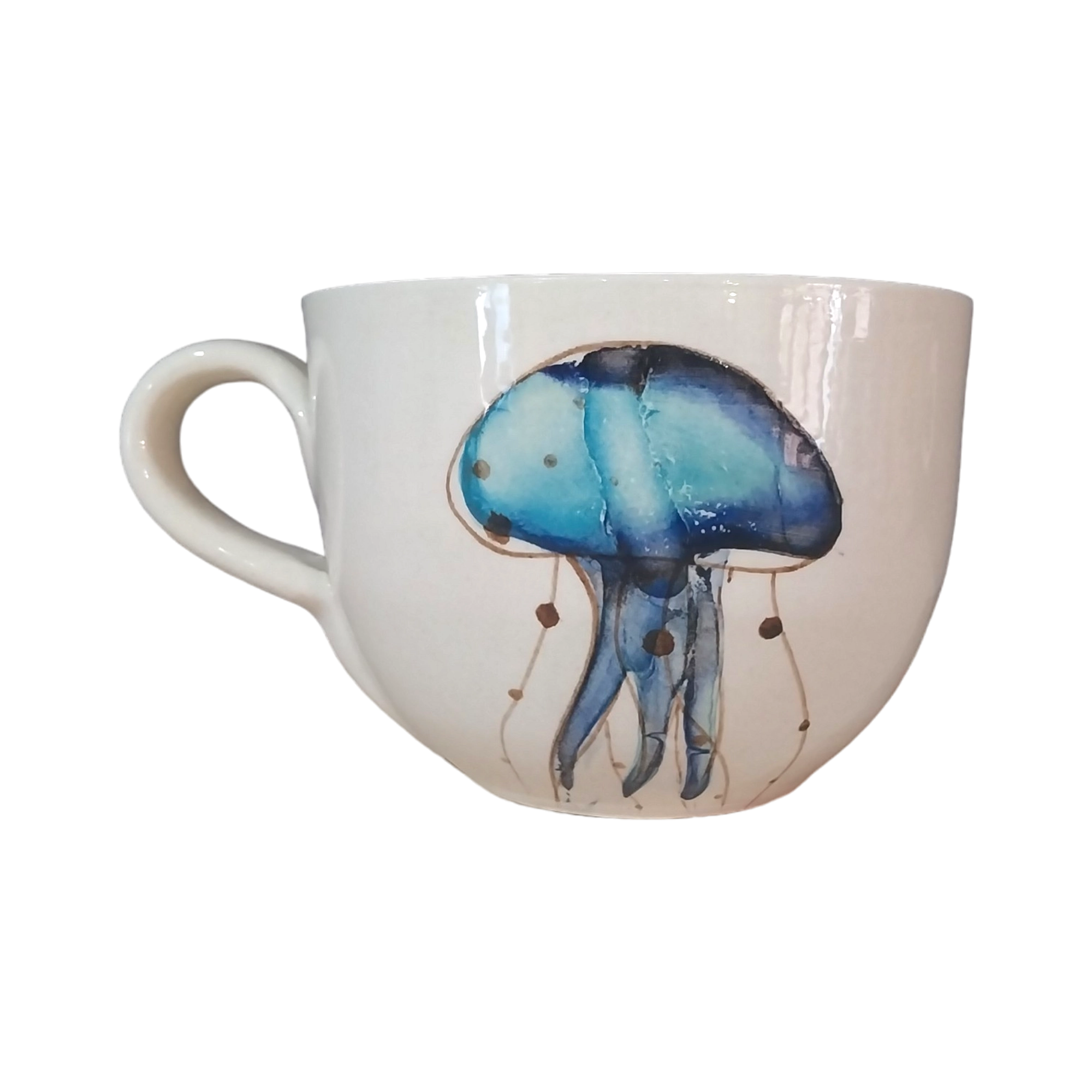 Taza de Desayuno Medusa Mediterránea