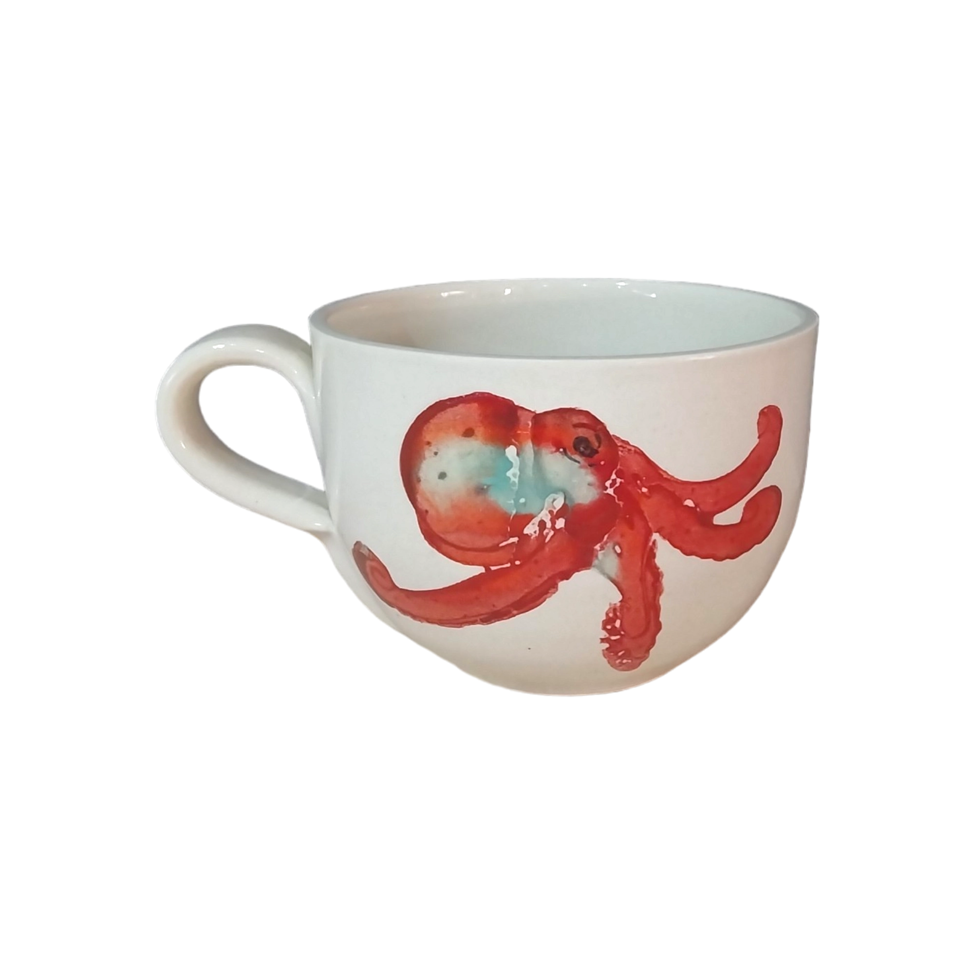 Taza de Desayuno Pulpo Mediterráneo