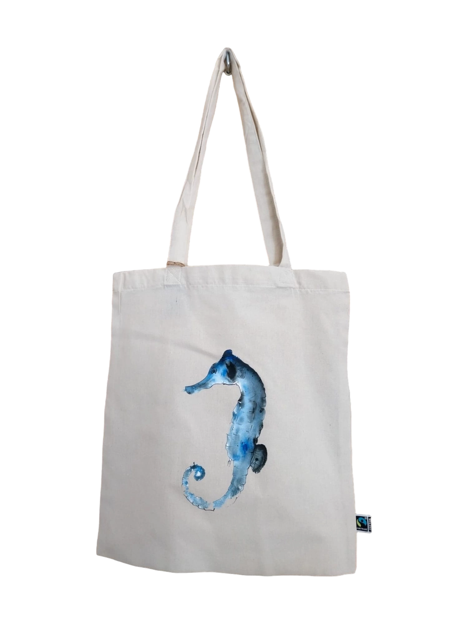 Tote Bag Caballito de Mar: Elegancia Mediterránea.