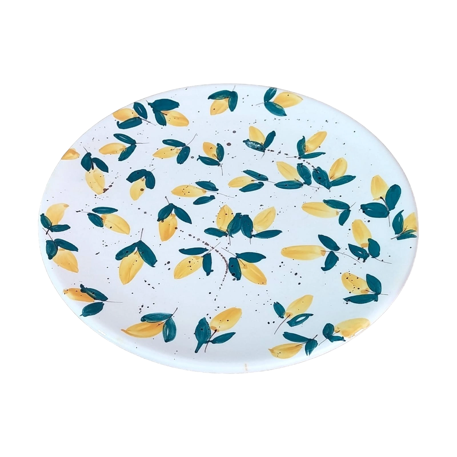 Plato Llano limones 26 cm