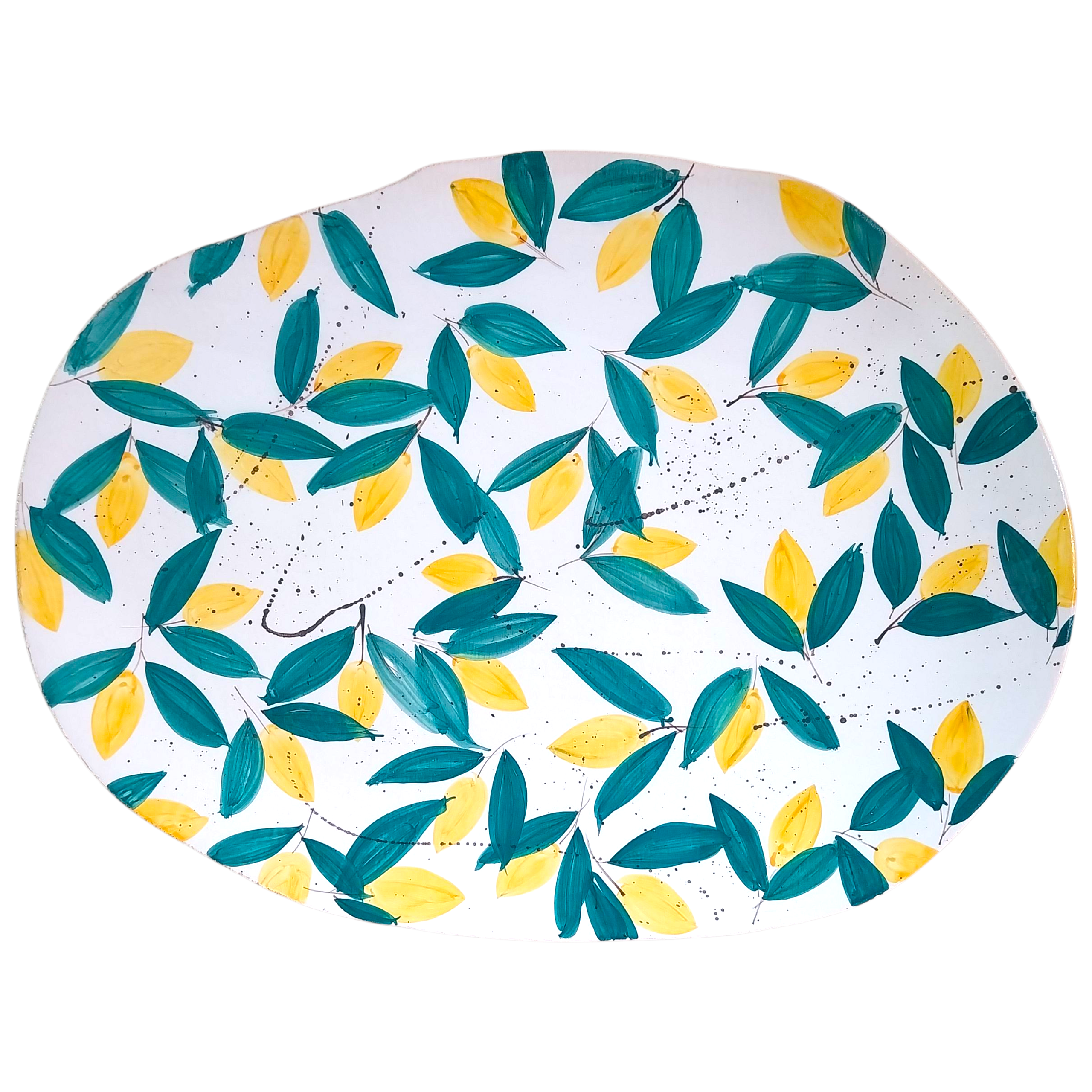 Plato Decorativo XXL con Limones