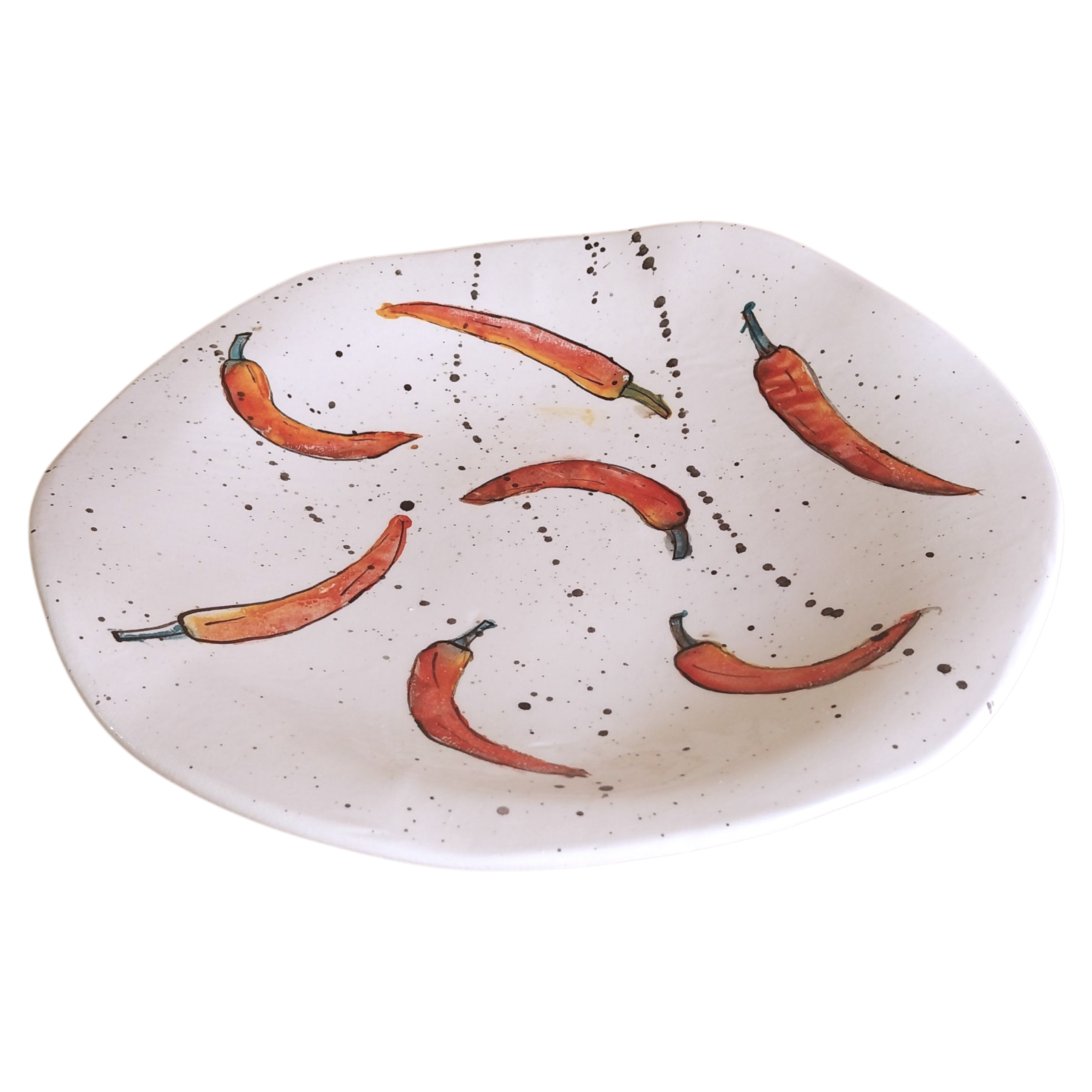 Plato Irregular Grande de Guindillas